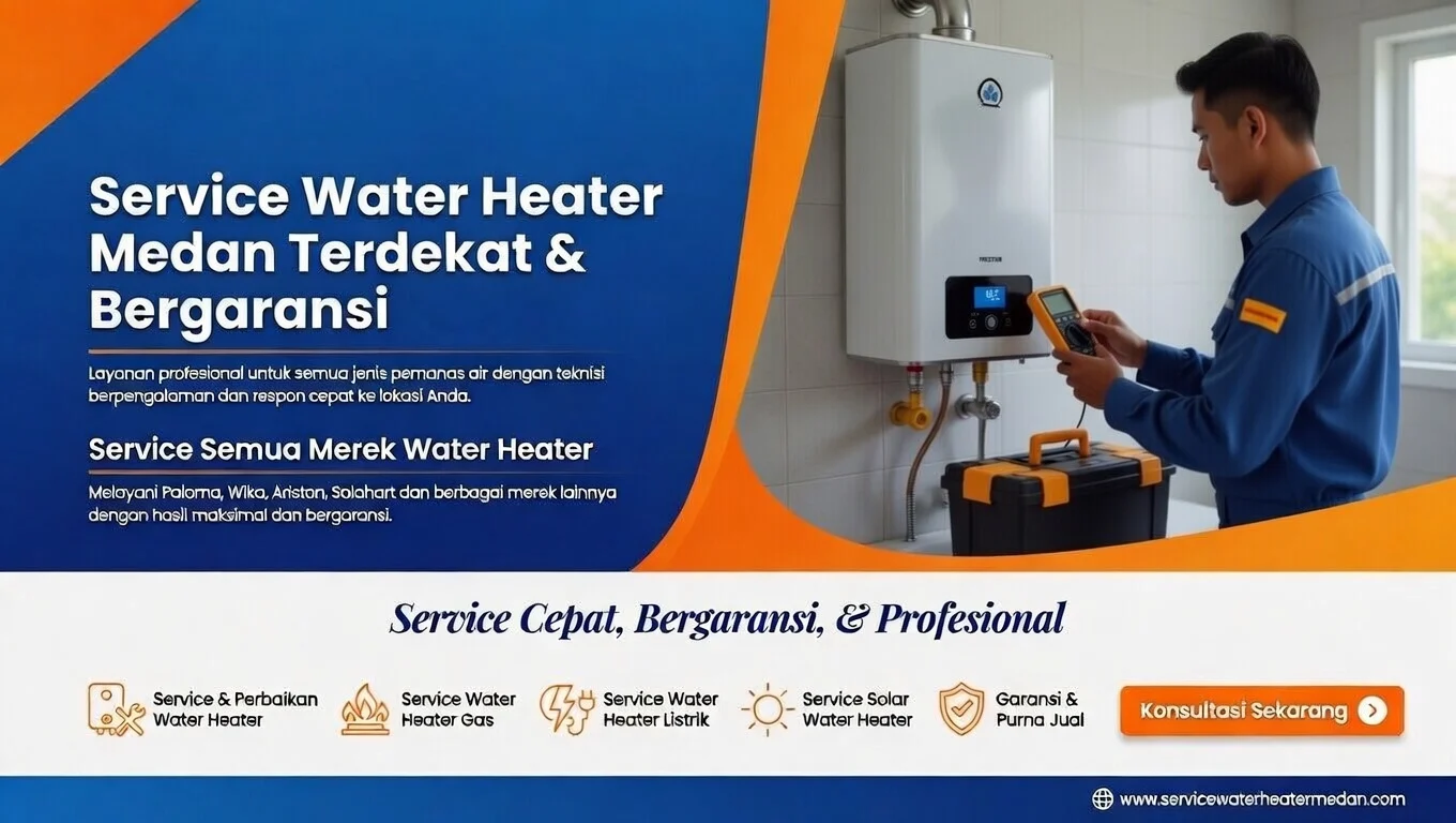jasa service water heater medan