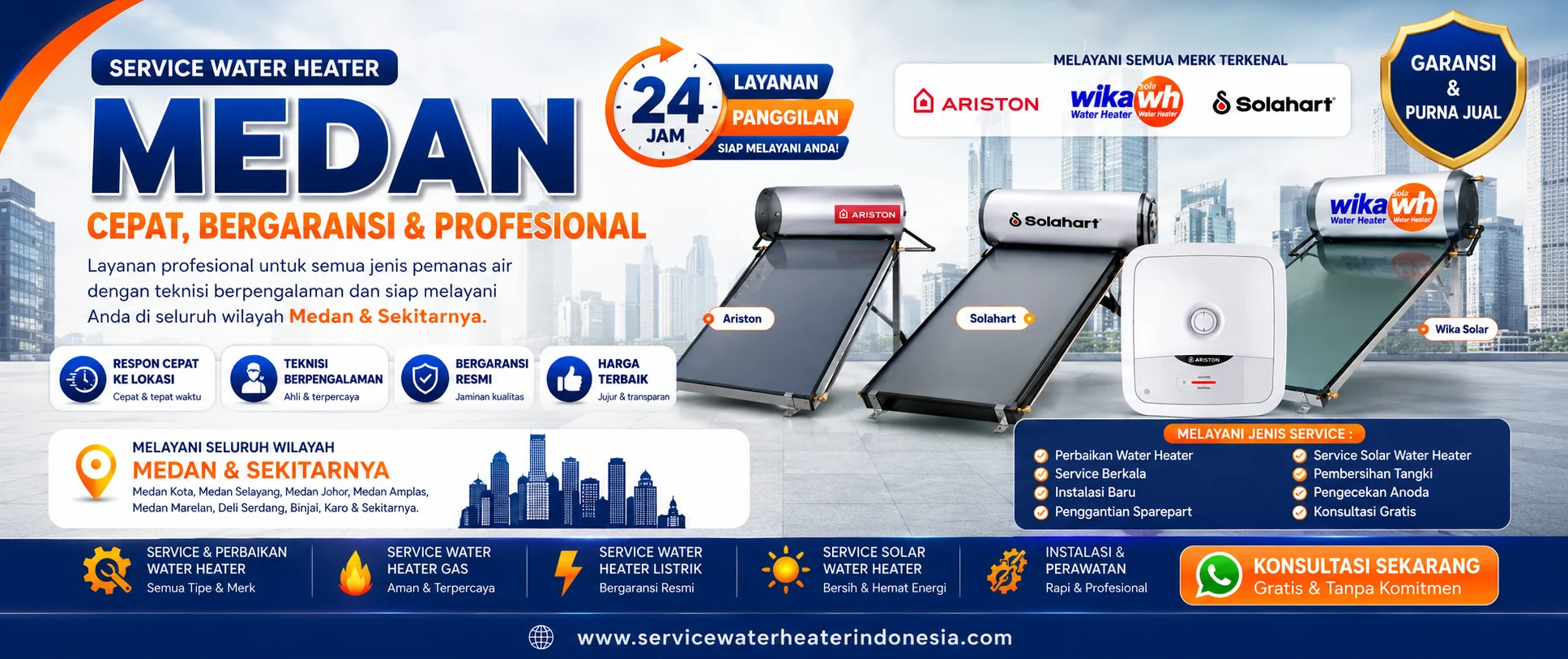 Service Water Heater medan